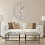 White 60cm Giant Roman Numerals Wall Clock 4