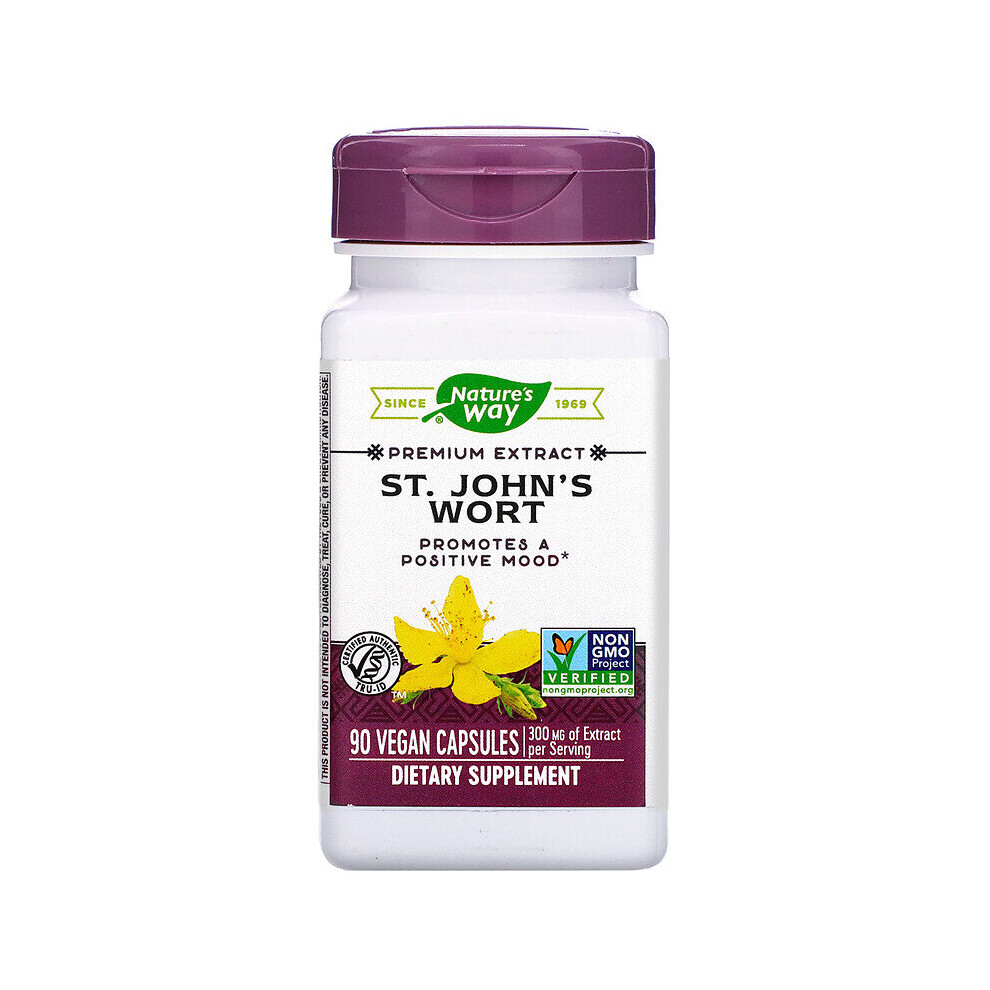 Nature's Way , St. John's Wort, 300 Mg, 90 Vegan Capsules