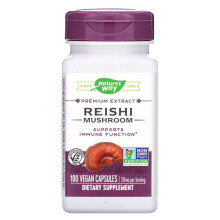 Nature's Way, Funghi di Reishi, 100 Capsule Vegan (188 mg per Capsula)