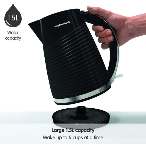 Morphy Richards Morphy Richards Dune 108266 Kettle - Black 1