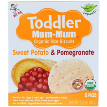Hot Kid, Toddler Mum-Mum, Sweet Potato & Pomegranate, 60g