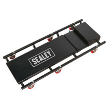 Sealey SCR74 Creeper Steel - 6 Wheels & Adjustable Head Rest Deluxe