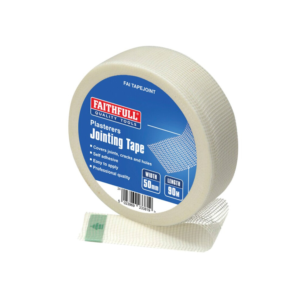 Faithfull PT1-50 Plasterers Joint Tape 50mm x 90m FAITAPEJOINT
