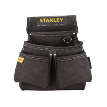 Stanley Tools STST1-80116 Leather Double Nail Pocket Pouch STA180116