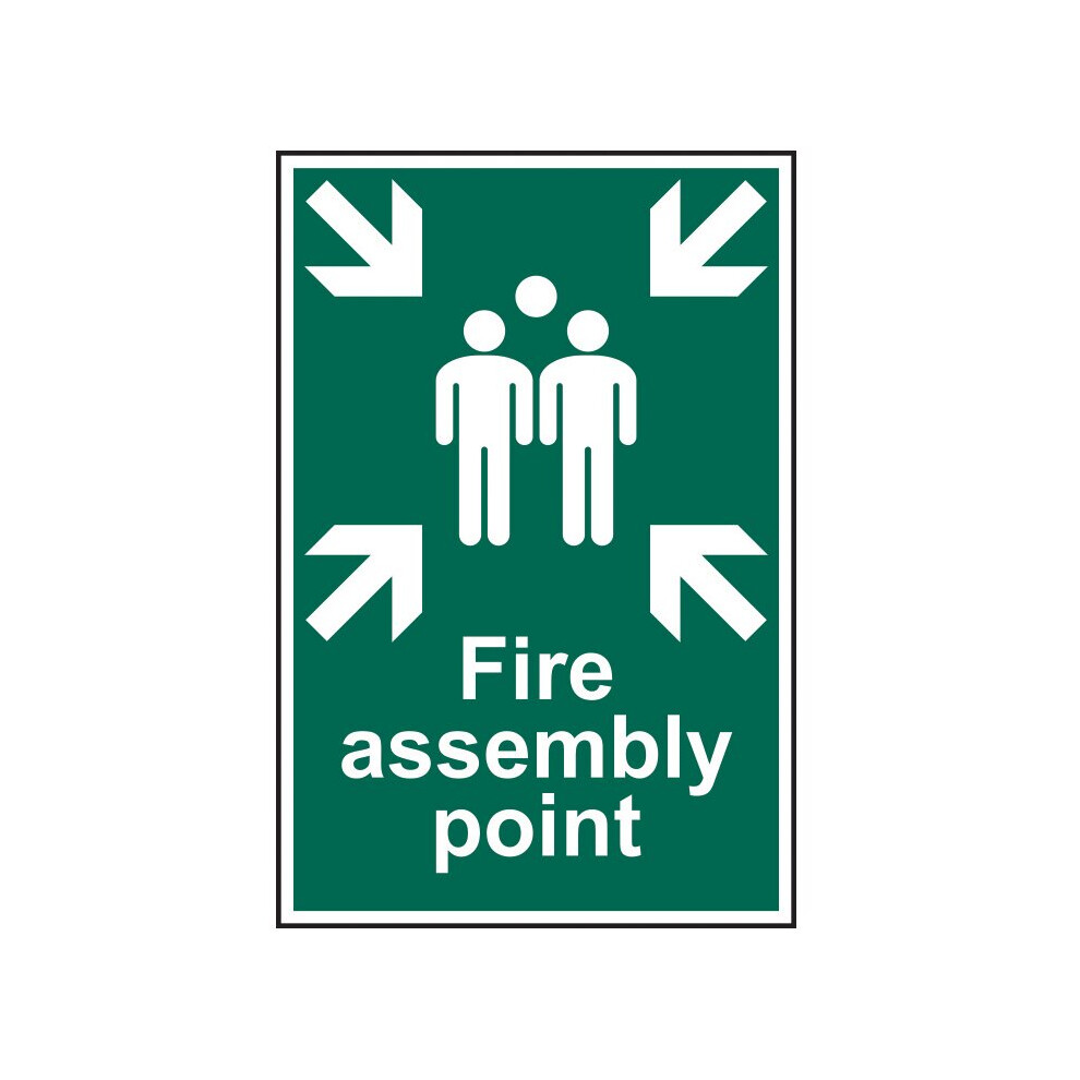 Scan Fire Assembly Point - Pvc 200 X 300Mm Sca1541