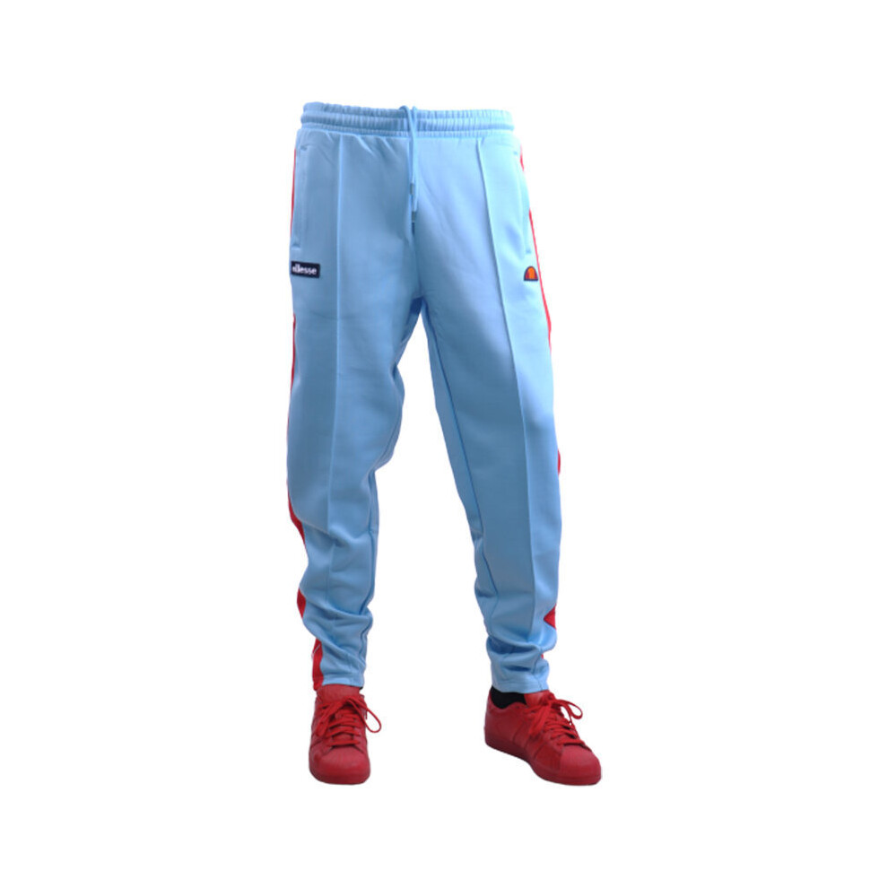 (XS) ELLESSE JET PANT SHA06417 Mens Sweatpants Casual Blue Poly Jogger Tracksuit Pant