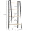 Homcom HOMCOM 4-Tier Minimalistic Ladder Shelf Home Display Storage Natural 2