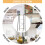 Homcom HOMCOM 4-Tier Minimalistic Ladder Shelf Home Display Storage Natural 6