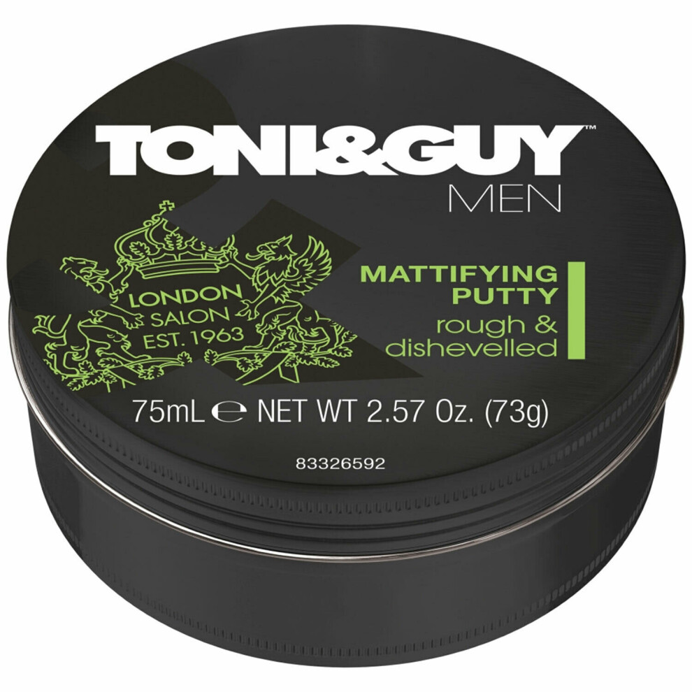 Toni & Guy Mattifying Putty Rough Dishevelled 75ml