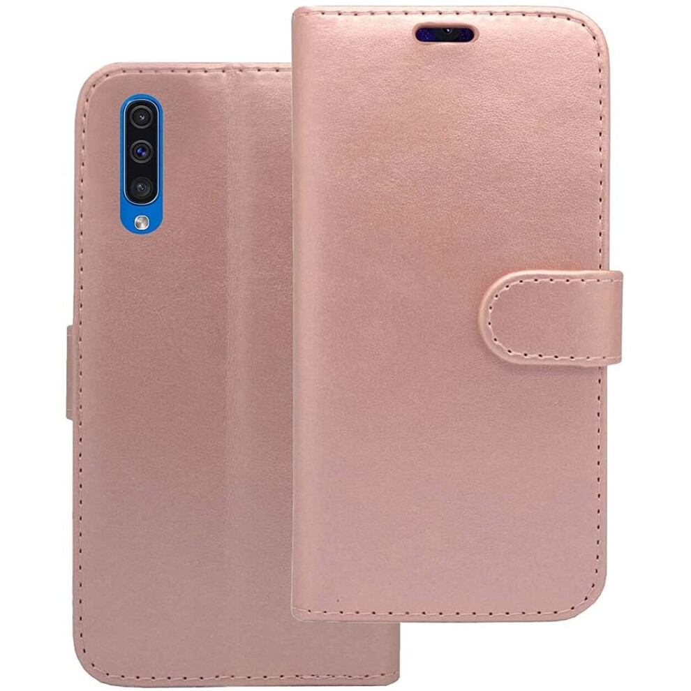 (Rose ) Case For Samsung Galaxy A50 2019 Wallet Flip Pu Leather Cover Gold 804050313598