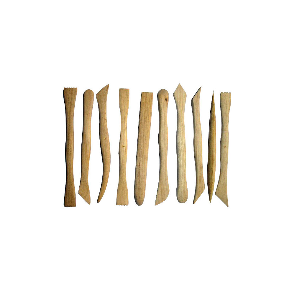 Major Brushes Boxwood Clay Tools 10 Pack 16Cm