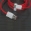 OnePlus Dash Charging Cable By OnePlus In Red USB to USB C 4