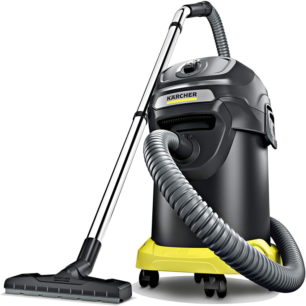 Karcher AD 4 Premium 16297330, Ash Vacuum, Metal, Black, 600 W, 80 Decibels