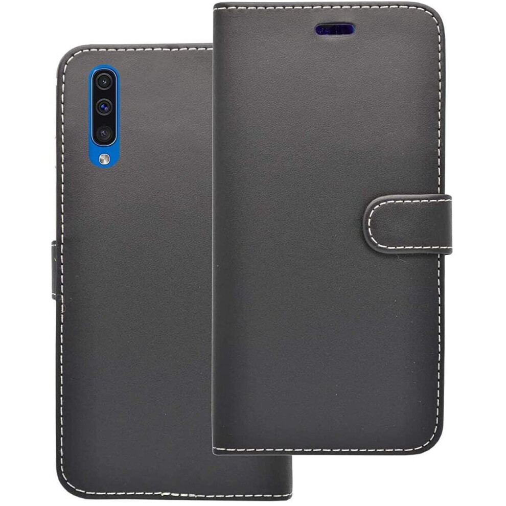 (Black) Case For Samsung Galaxy A50 2019 Wallet Flip Pu Leather Cover Black 804050313666