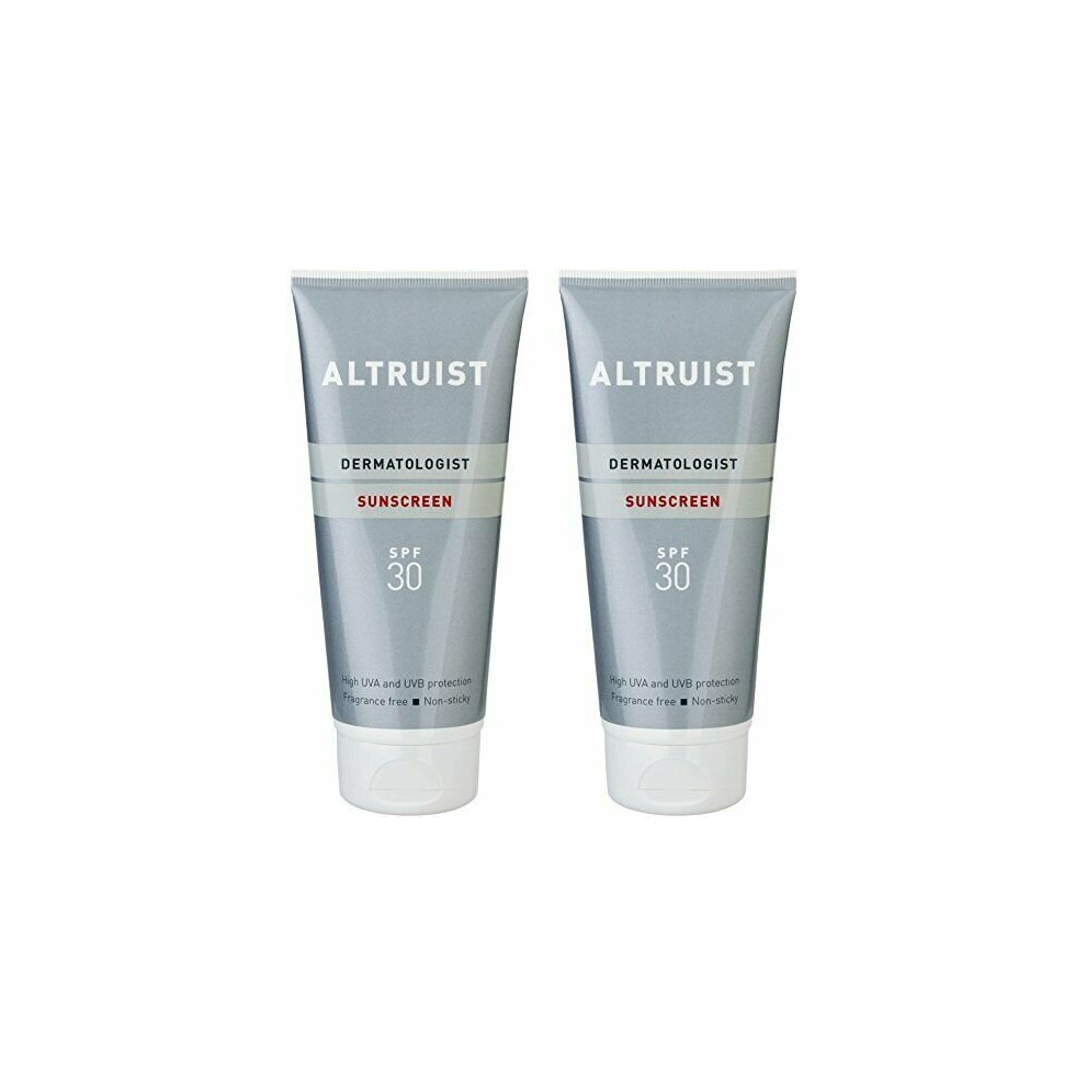 Altruist Dermatologist SPF 30 high UVA Sun Screen 2 X 200 ml bottles sun cream