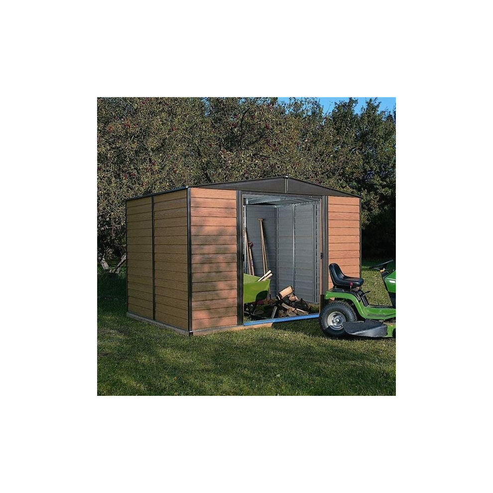 10x6 Woodvale Metal Apex Shed with Floor