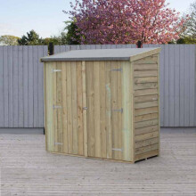 Overlap 6' x 3' Pressure Treated Pent Shed Double Door