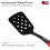 Delcasa Nylon Slotted Turner – Fish Slice/Serving Spatula Flipper 6
