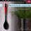 Delcasa Professional Nylon Cooking & Serving Spoon - Soft Grip Handle 6
