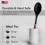 Delcasa Professional Nylon Cooking & Serving Spoon - Soft Grip Handle 4