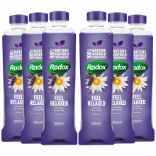 Radox 100% Nature Inspired Fragrance Bath Soak, Feel Relaxed, 6 Pack,