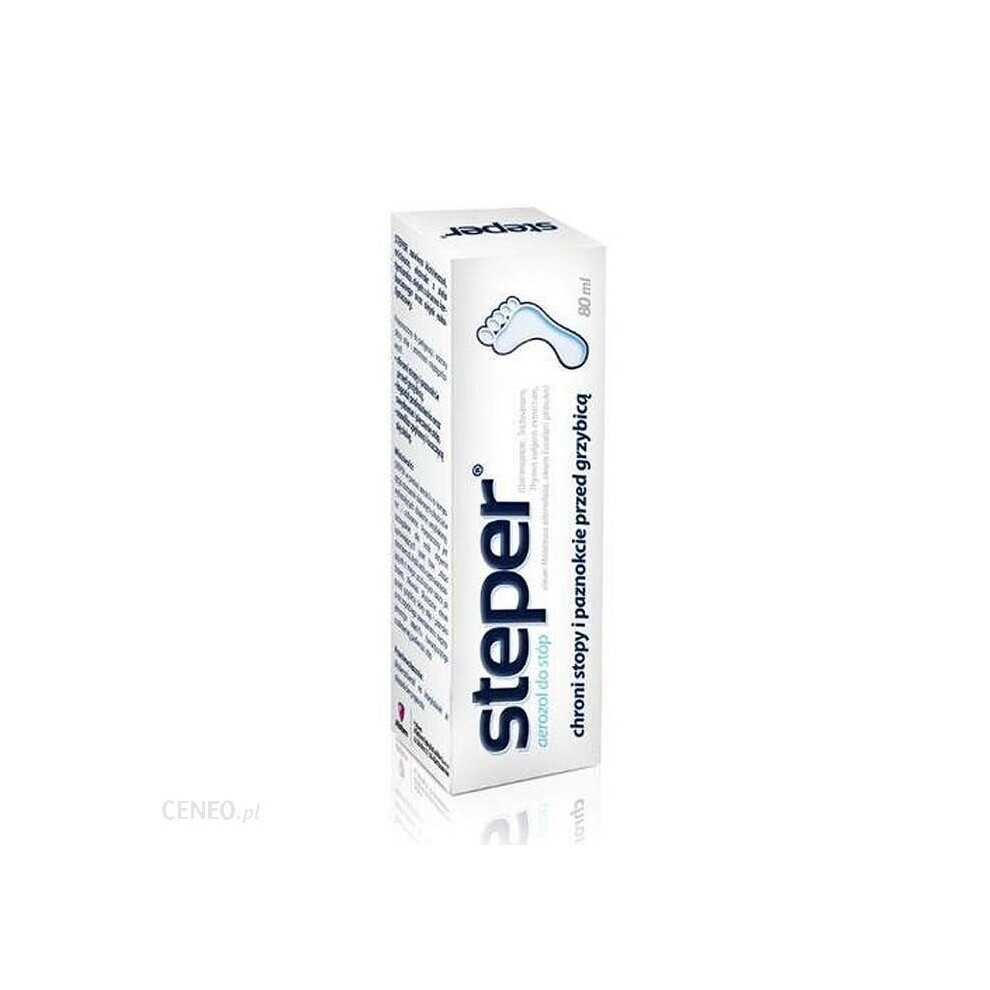 Polskie Suplementy Steper Aerozol Do Stã³P 80Ml Unpleasant Smell Sweating Feet Nailner