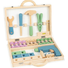 Cassetta degli attrezzi - Piccolo Piede - Design scandinavo - 43 pezzi - Per bambini dai 3 anni in su