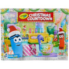 Calendario de Adviento Crayola para Niños, Cuenta Atrás de Navidad, 24 Manualidades