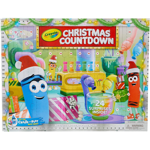 Crayola Crayola Barnkalender, Julkalender, 24 Hantverk, Present