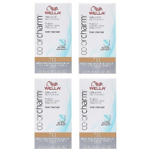 (4pk Lightest Beige Blonde) Wella Blonde Colour Charm | Permanent Liquid Hair Toners