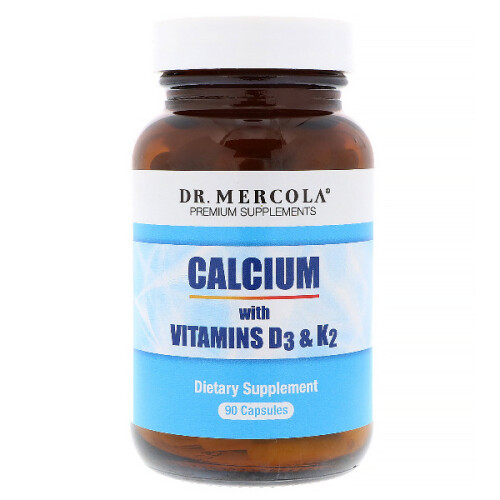 Dr. Mercola, Κάλιο με Βιταμίνες D3 & K2, 90 Φύλλα