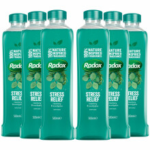 Radox 100% Nature Inspired Fragrance Bath Soak, Stress Relief, 6 Pack