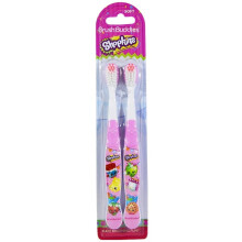 BrushBuddies Shopkins Χειροκίνητη Οδοντόβουρτσα 2 τεμ (Συσκευασία 2)