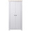 VidaXL vidaXL Solid Pine Panama Range Wardrobe White Clothes Bedroom Cabinet Closet 2