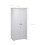 VidaXL vidaXL Solid Pine Panama Range Wardrobe White Clothes Bedroom Cabinet Closet 4