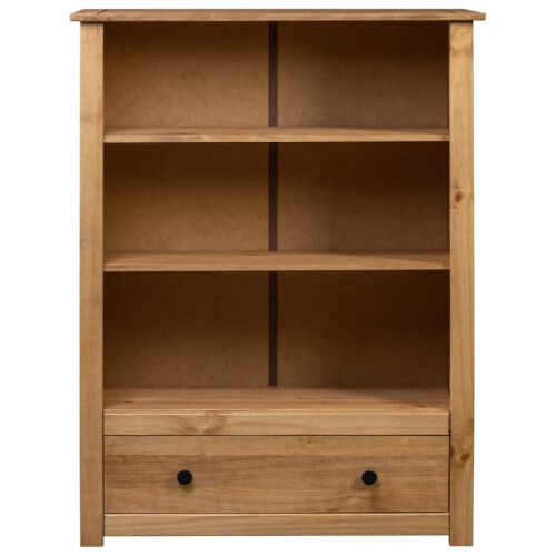 VidaXL vidaXL Solid Pine Wood Bookcase Panama Range Living Room Bookshelf Highboard 2