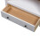 VidaXL vidaXL Solid Pine Wood White Bookcase Panama Range Bookshelf Display Highboard 8