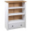 VidaXL vidaXL Solid Pine Wood White Bookcase Panama Range Bookshelf Display Highboard 4