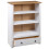 VidaXL vidaXL Solid Pine Wood White Bookcase Panama Range Bookshelf Display Highboard 5