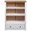VidaXL vidaXL Solid Pine Wood White Bookcase Panama Range Bookshelf Display Highboard 6
