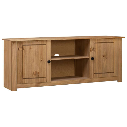 VidaXL vidaXL Solid Pine Wood TV Cabinet Panama Range Sideboard Lowboard HiFi Stand