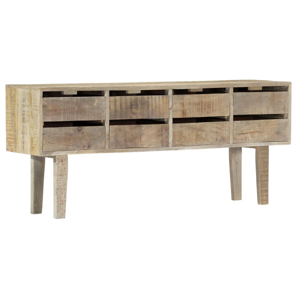 Vidaxl Solid Mango Wood Sideboard 140X30x60cm Cabinets Organiser Storage Stand