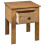 VidaXL vidaXL Solid Wood Pine Bedside Cabinet Panama Range Natural Bedroom Cabinet 2