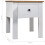 VidaXL vidaXL Solid Wood Pine Bedside Cabinet Panama Range White Bedroom Cabinet 5