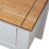 VidaXL vidaXL Solid Wood Pine Bedside Cabinet Panama Range White Bedroom Cabinet 4