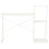 VidaXL vidaXL Computer Desk with 3 Tier Bookcase X-Shape Legs White Home Office Desk 2