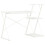VidaXL vidaXL Computer Desk with 3 Tier Bookcase X-Shape Legs White Home Office Desk 1