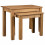 VidaXL vidaXL 2x Solid Pine Wood Nesting Tables Couch Side End Coffee Table Home 1