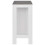 VidaXL vidaXL Bar Table with Shelf White Coffee Dining Tall Breakfast Side End Stand 5