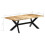 VidaXL vidaXL Solid Mango Wood Dining Table 200cm Kitchen Dinner Furniture Stand 6